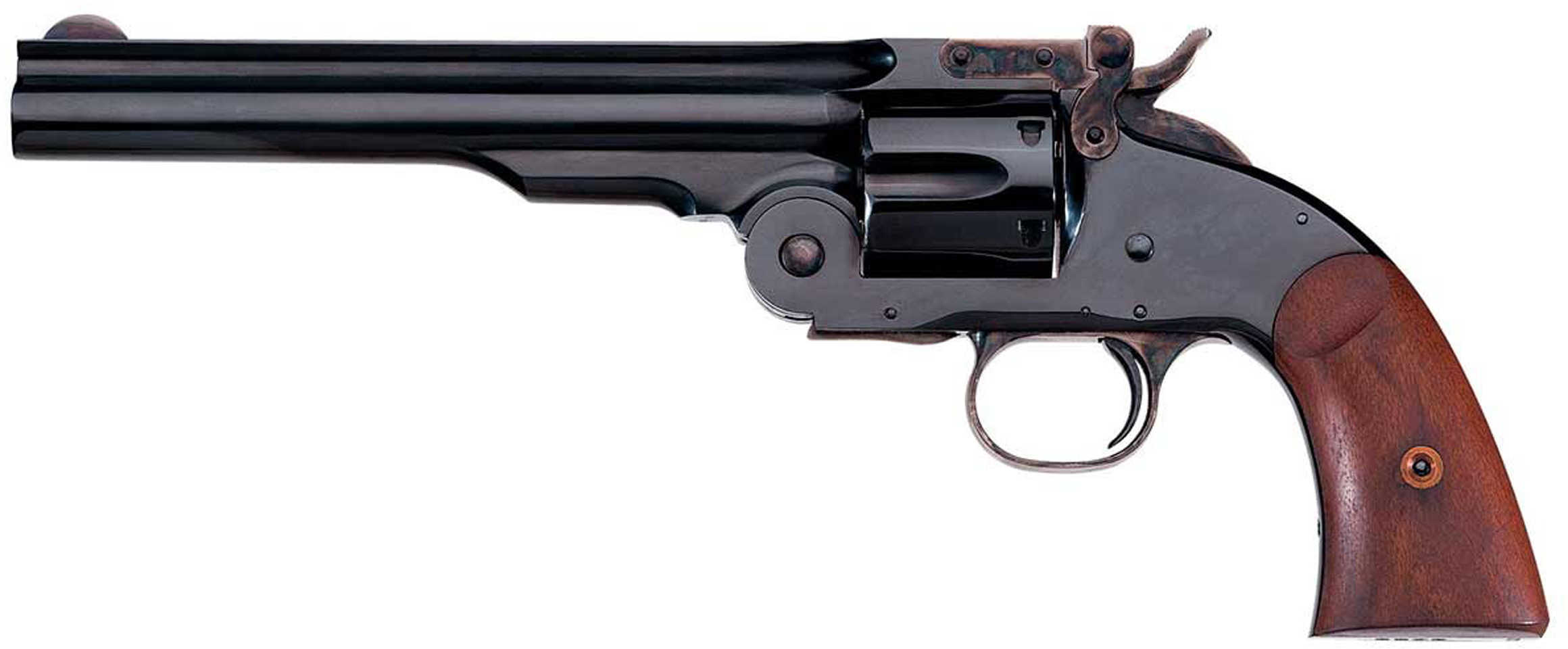 Taylor's & Company Schofield Revolver 45 Colt 7" Barrel 6 Round Walnut Grip Blued Finish Md: 0850