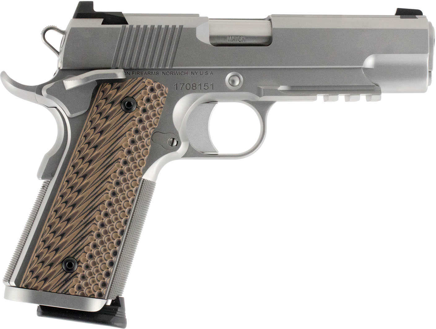 Dan Wesson Specialist Commander 45 ACP 4.25" Barrel 8 Round Stainless Steel Finish G10 Grip Semi Automatic Pistol 01891