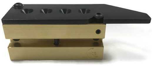 Bullet Mold 4 Cavity Brass .321 caliber Gas Check 188 Grains with a Round/Flat nose profile type. Designed for use in