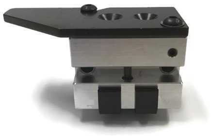 Bullet Mold 2 Cavity Aluminum .360 caliber Plain Base 197 Grains with Round Nose profile type. An improved RCBS styl