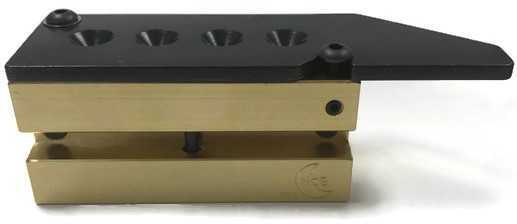 Bullet Mold 4 Cavity Brass .360 caliber Gas Check 232 Grains with a Round/Flat nose profile type. These are world