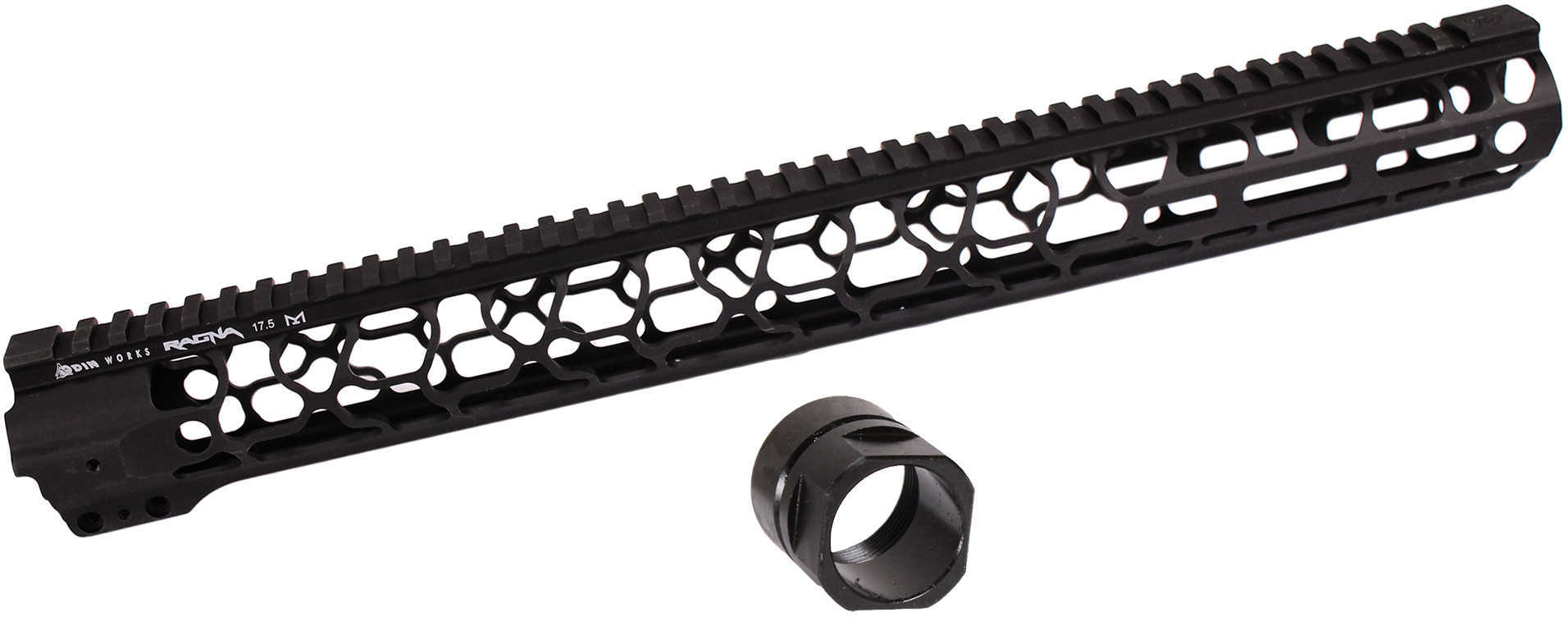 Odin Works M-Lok Free Float Forend Ragna, 17 1/2", Black