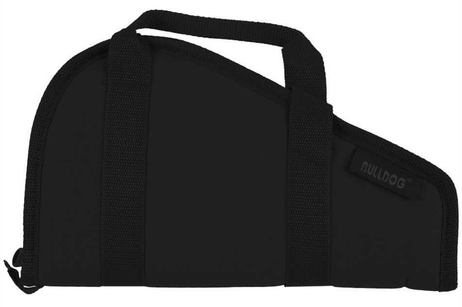 Bulldog Cases Pistol 12" Black Accessory Pocket & Carry Strap