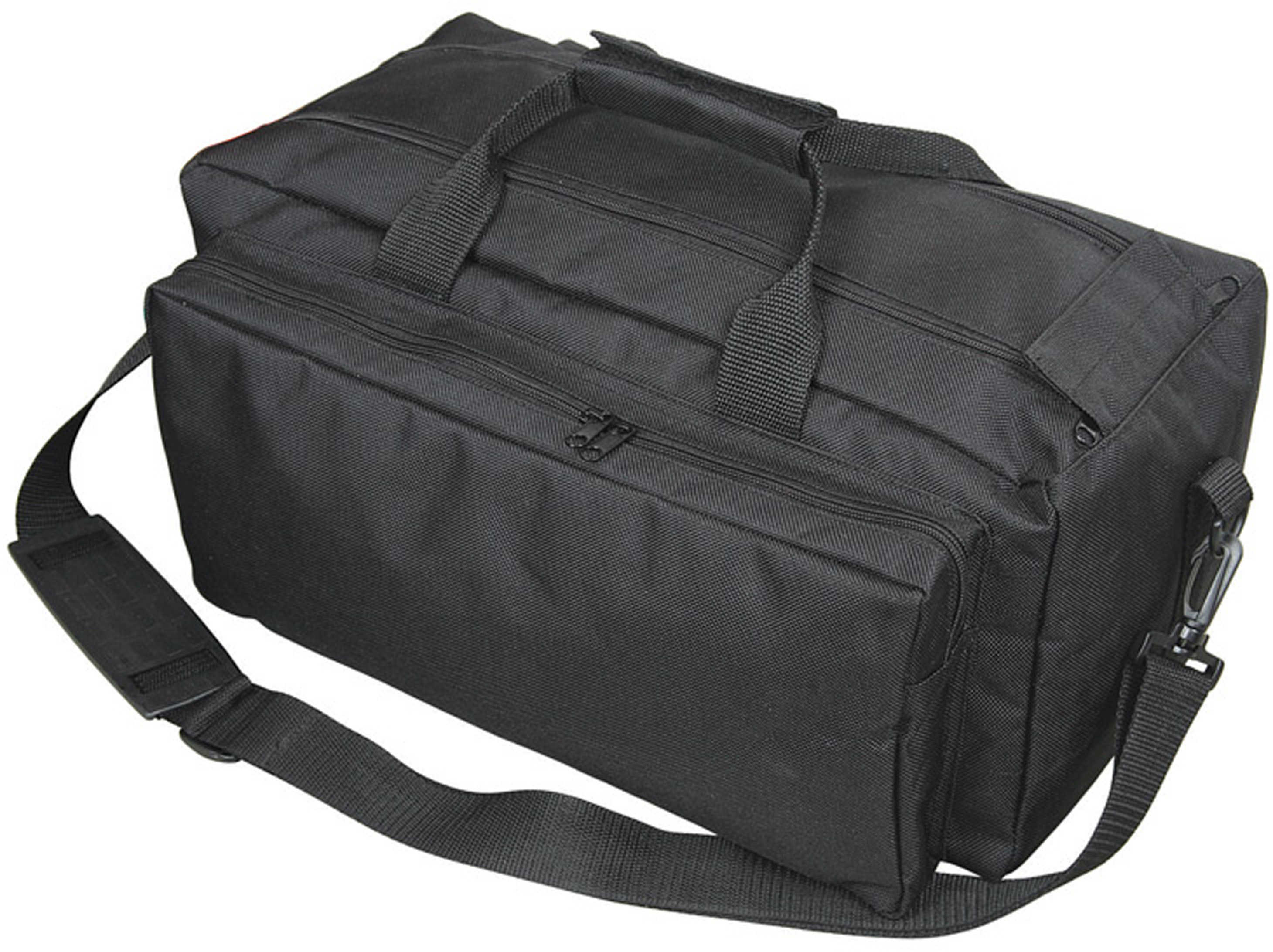 Allen Cases Deluxe Tactical Range Bag Black - Pack of 3 17" x 8" main compartment Removable padded hand 1078