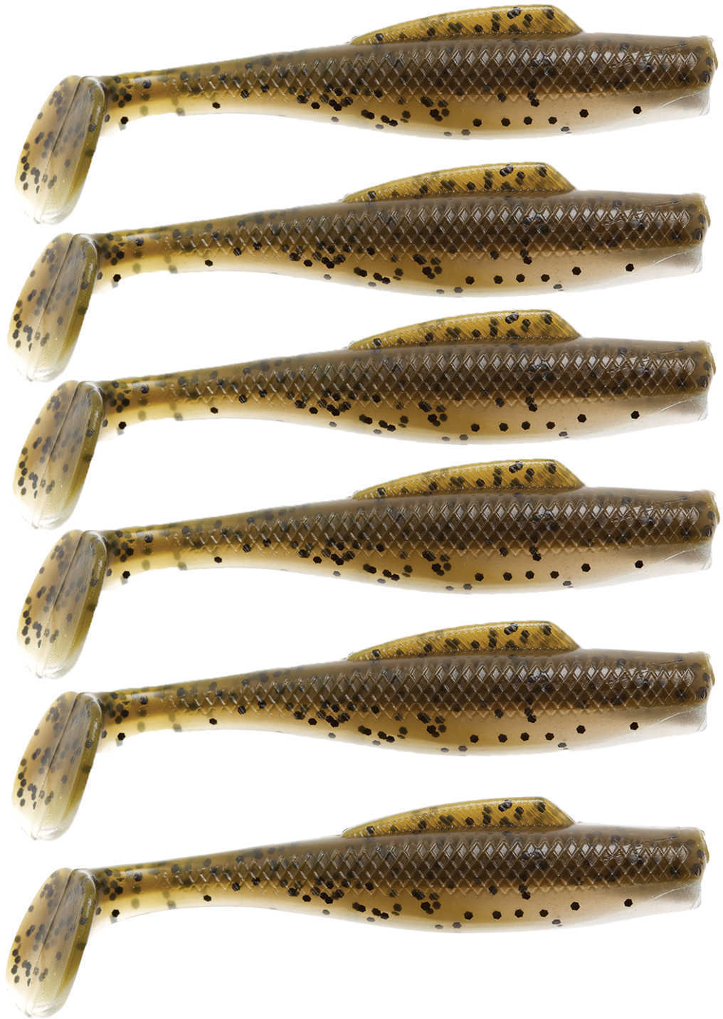Z-Man Minniowz Soft Plastic Lures 3" Length, Mud Minnow, Package of 6