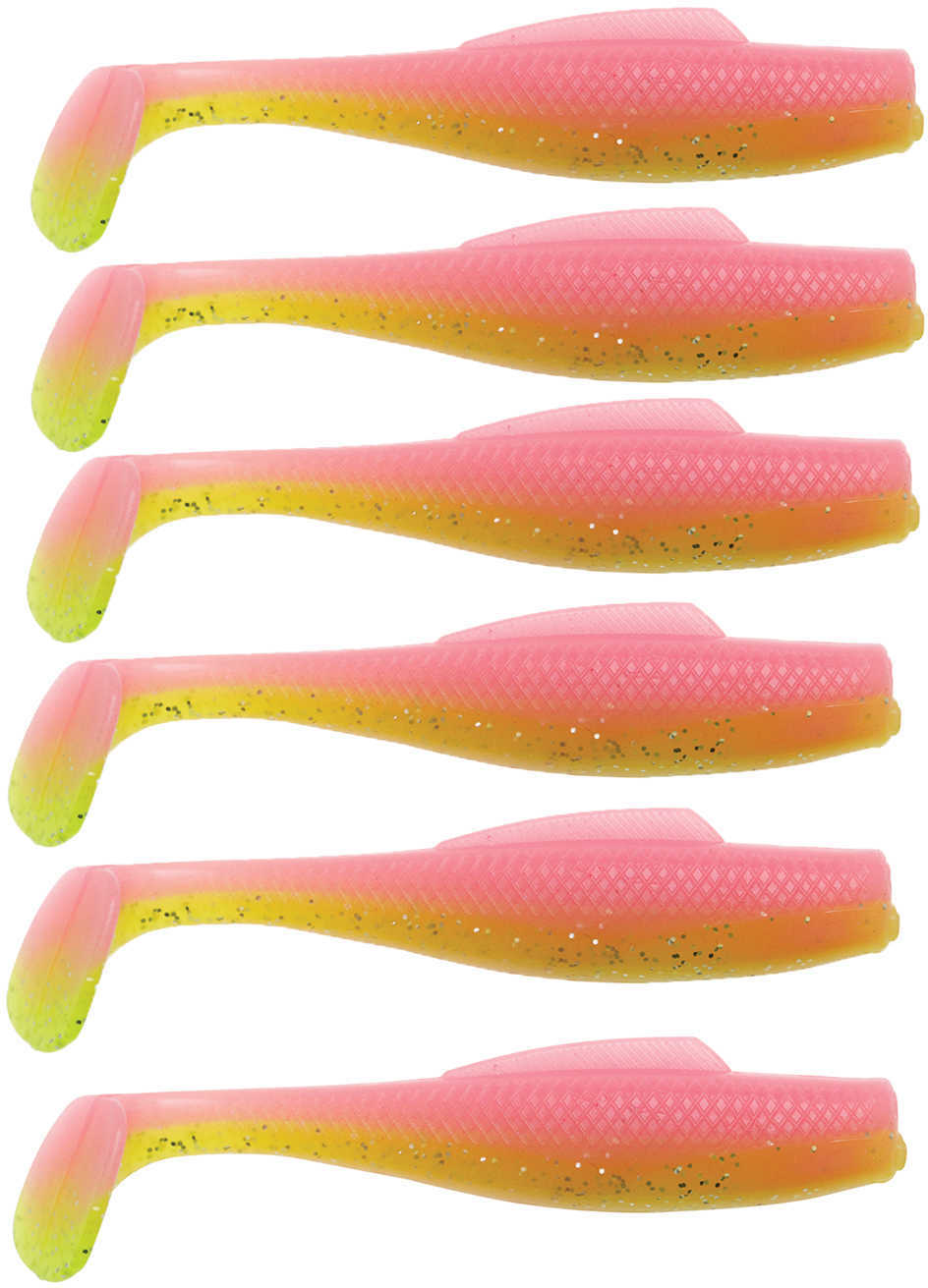 Z-Man Minniowz Soft Plastic Lures 3" Length, Electric Chicken, Package of 6