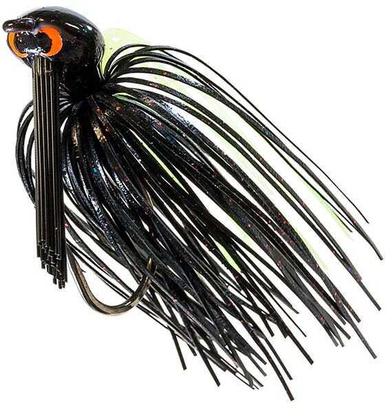 Z-Man CrossEyeZ Flipping Jig, 1/2-Ounce Hot Black, 1-Pack Md: CEFL12-05