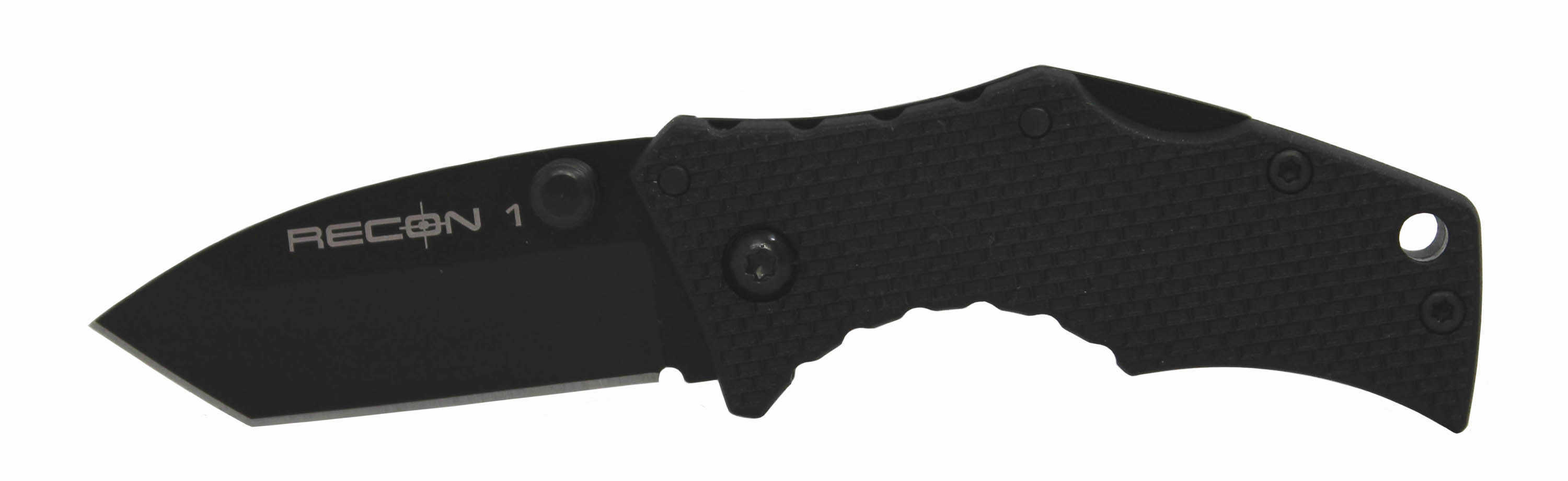 Cold Steel Micro Recon 1 4.5" Folding Knife Tri-Ad Lock AUS 8A/Stainless Handle Tanto Point 27TDT