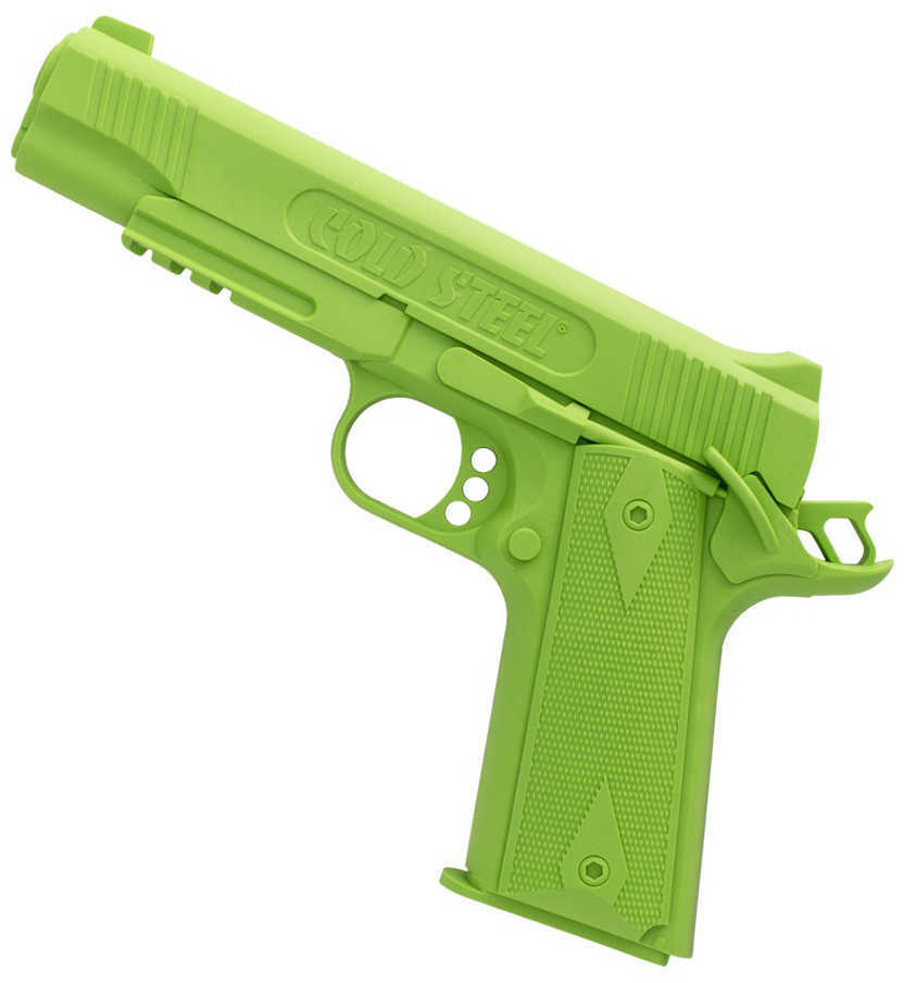 Cold Steel 1911 Cocked & Locked Demonstrator Gun Polypropylene Green Pistol Trainer Hammer Back, Safety On 92RGC11C