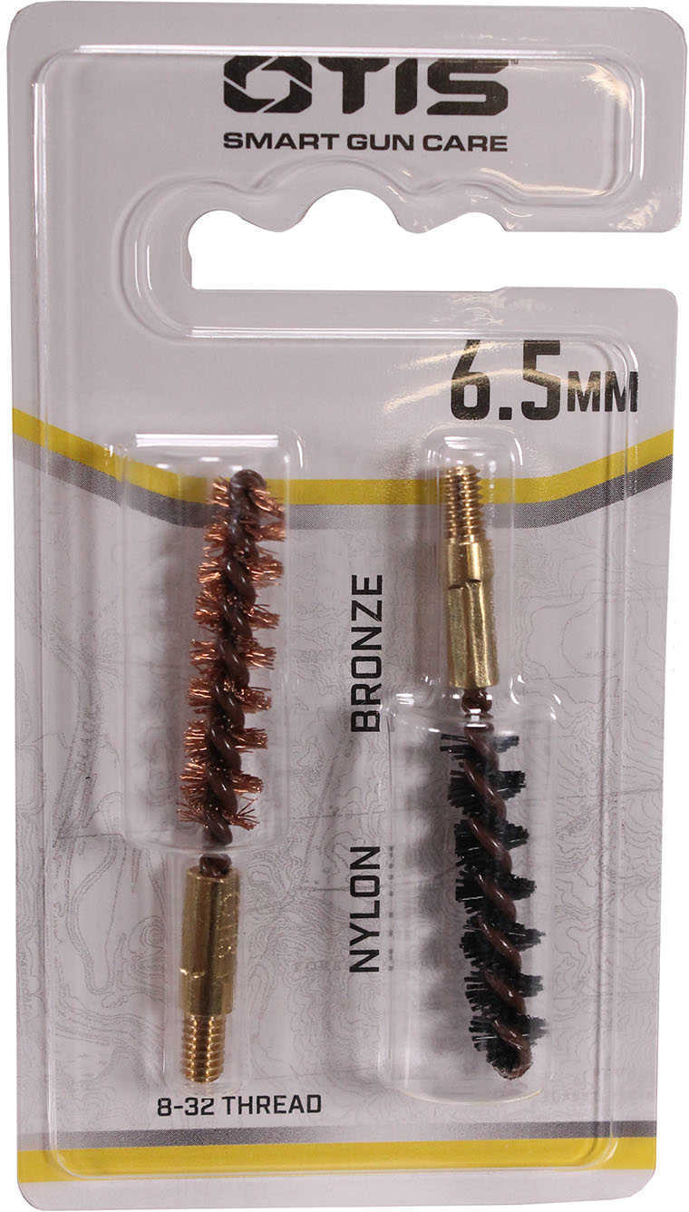 Otis Technologies Bore Brushes 6.5mm Caliber (1 Nylon and 1 Bronze)