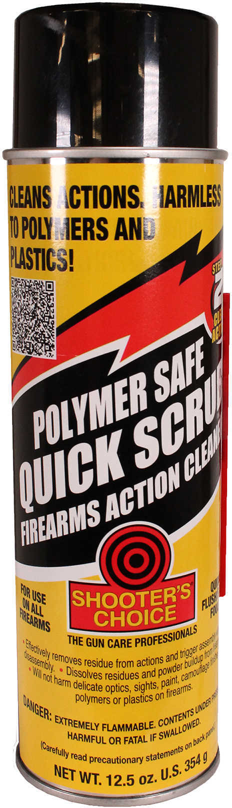 Shooters Choice Polymer Safe Degreaser 12.5 oz. Aerosol - Removes dirt grease powder fouling oil grime soft car PSQ12