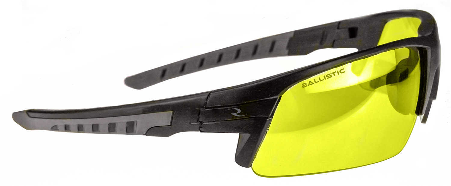 Radians Blast FX Shooting Glasses Black/Gray Frames, Amber Lens