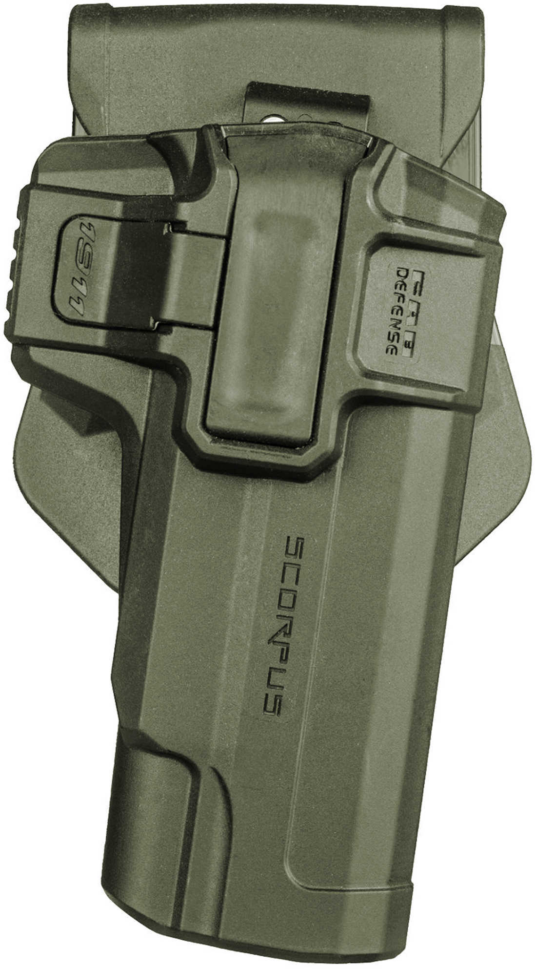 Mako Group 1911 Models Level 2 Holster Swivel Retention, Paddle/Belt, Ambidextrous, Olive Drab Green