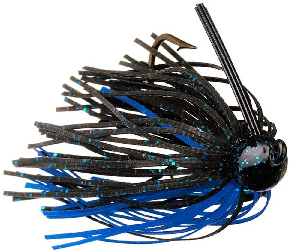 Strike King SK BITSY BUG MINI JIG 1/4 BLK/BLUE BBJ14-2