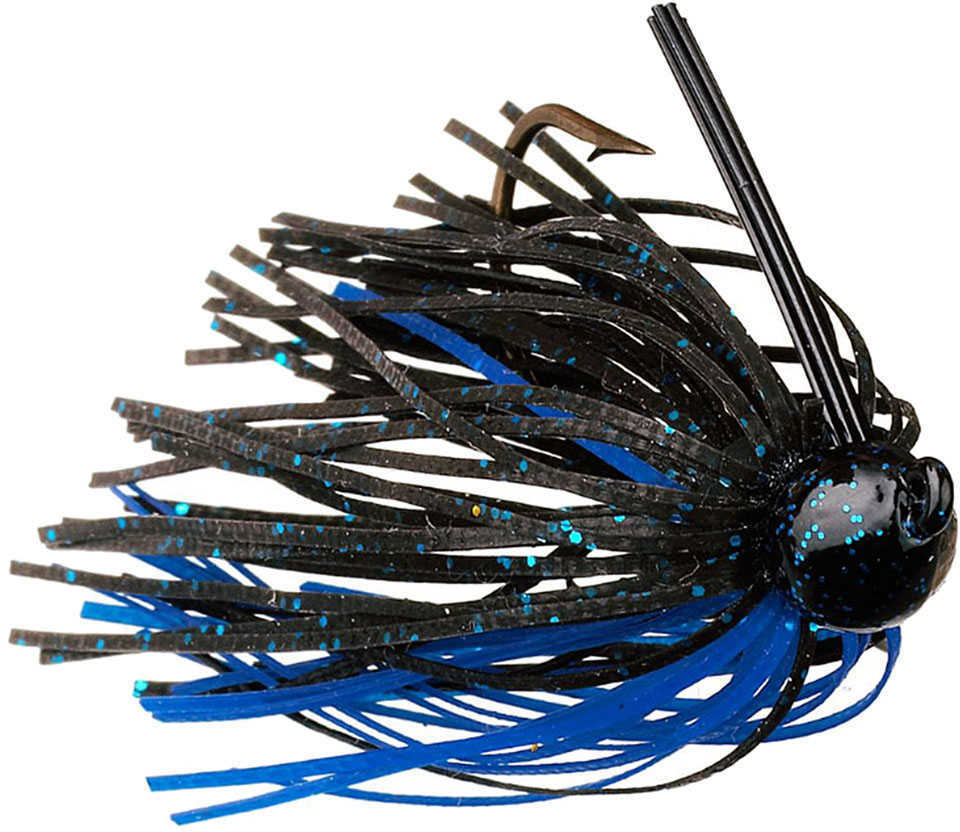 Strike King SK BITSY BUG MINI JIG 1/8 BLK/BLU BBJ18-2