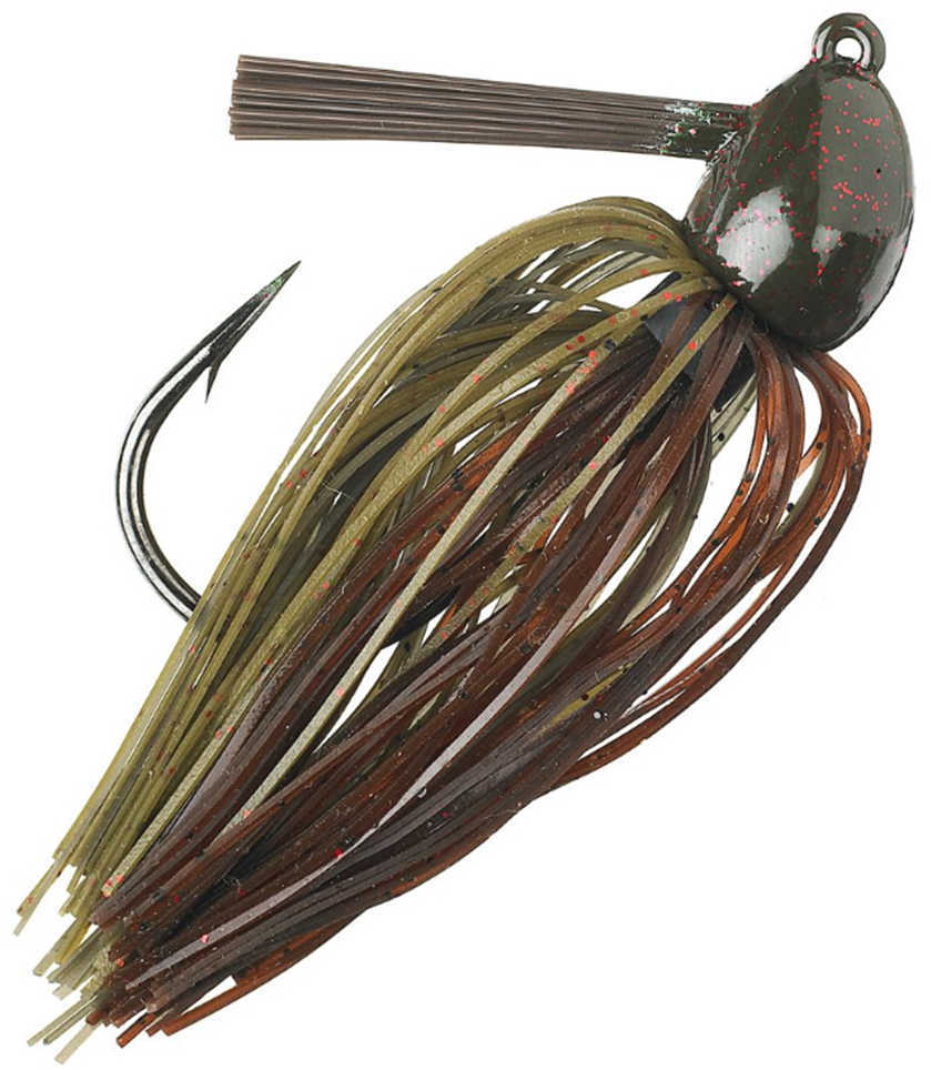 Strike King Lures Hack Attack Jig 3/8oz Green Pumpkin Craw Md#: HAHCJ38-46