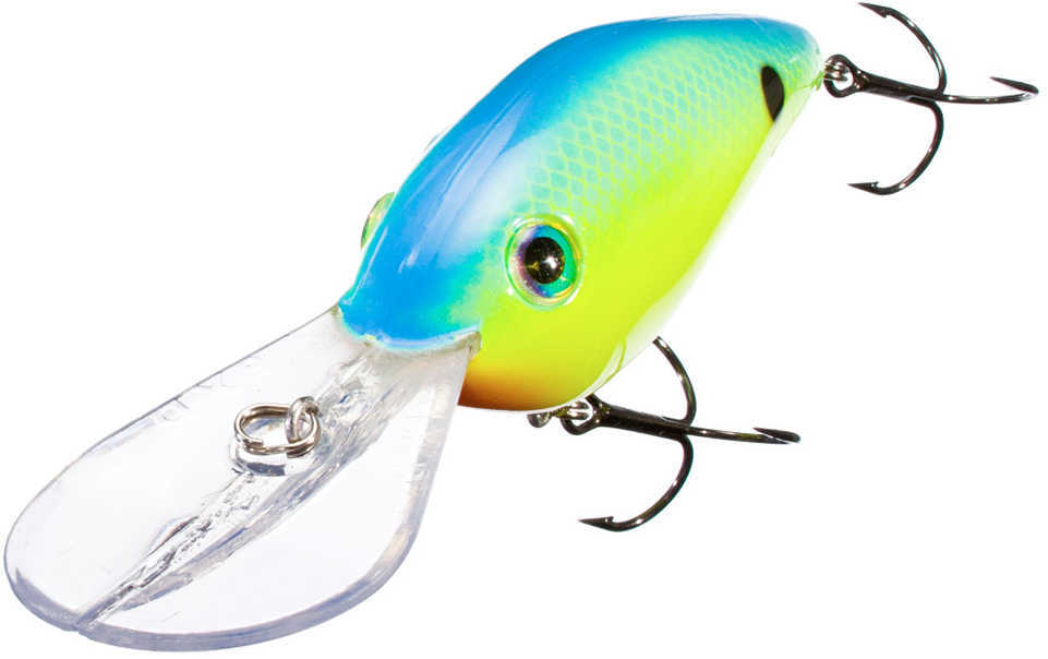 Strike King Lures Series 5 Xtra Crankbait 1/2oz Powder Blue Back Chartreuse Md#: HC5XD-561