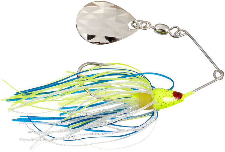 Strike King Lures Mini Spinnerbait 1/4oz Single Colorado Chartreuse/Blue/White Md#: MK-71