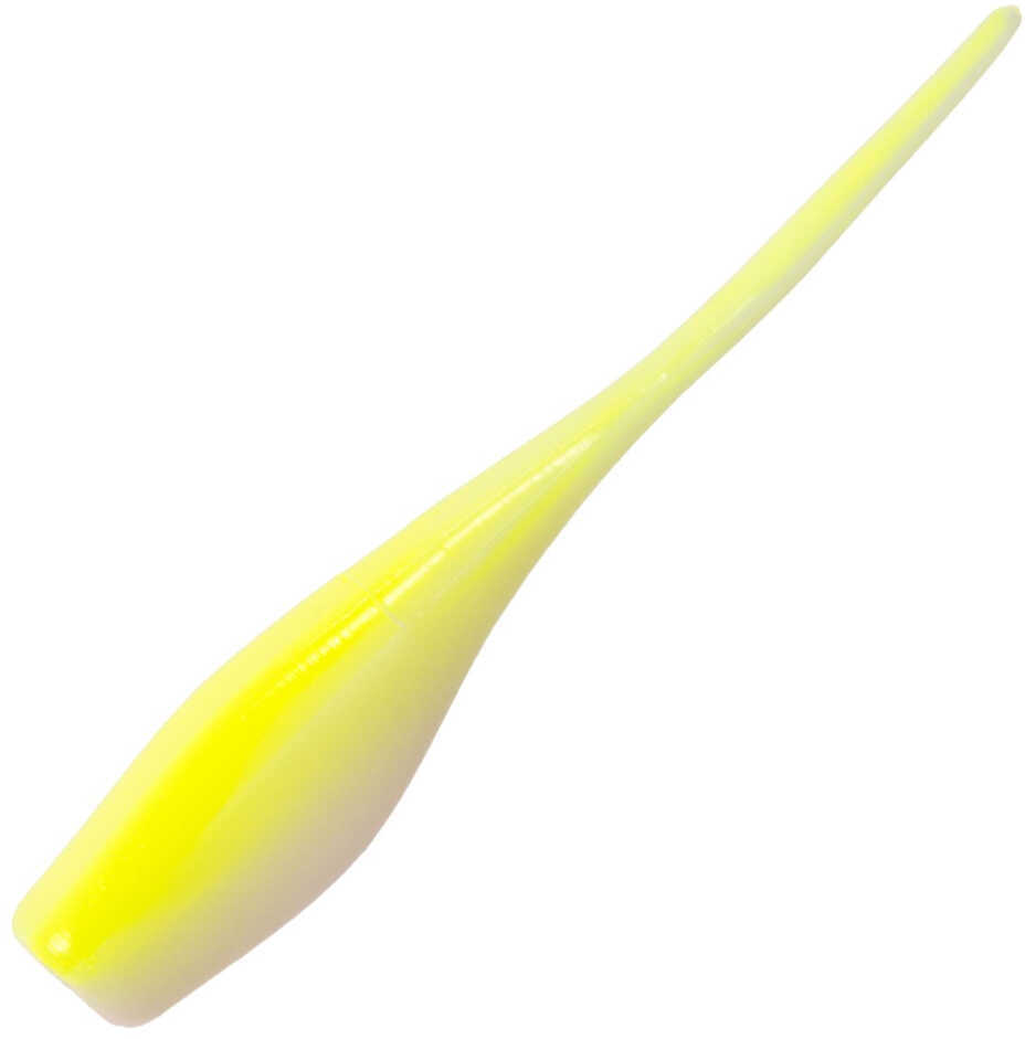 Strike King Lures Mr. Crappie Lightning Shad Soft Bait Freshwater 2" Length Refrigerator White Package of 15