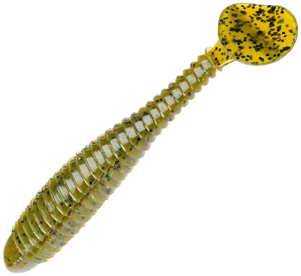 Strike King Lures Rage Swimmer Soft 3 3/4" Body Length Green Pumpkin Package of 7