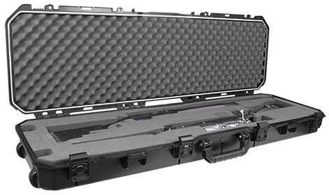 Plano All Weather Case 52" Double Scope Rifle/Shotgun, Black