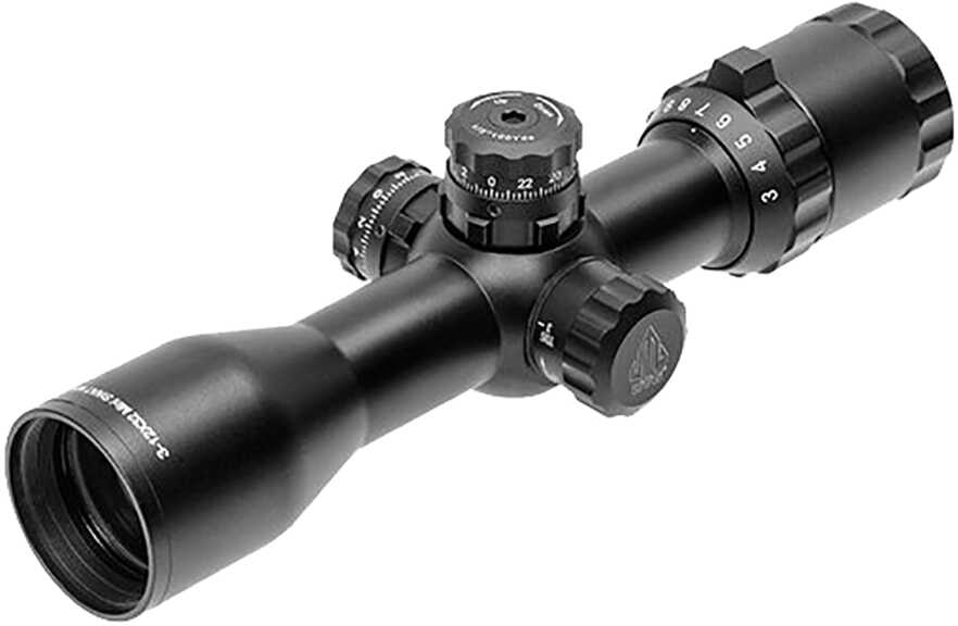 Leapers Inc. - UTG BugBuster Rifle Scope 3-12X32 Mil Dot Reticle Black 1" Main Tube Medium Profile QD Lever Lock Rings S