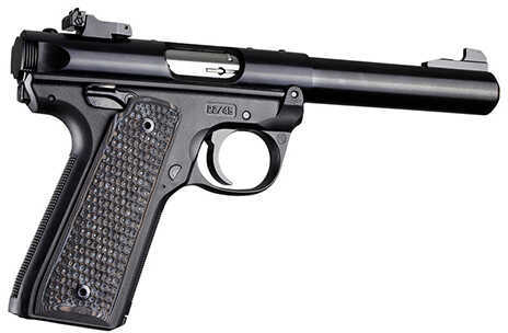 Hogue Ruger 22/45 MK IV Grips Piranha, G10 GMascus, Black/Gray