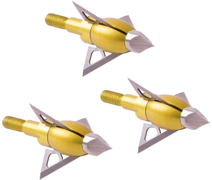 Allen Cases Torrent Crossbow Broadhead 125 Grains 3 Blades Yellow Pack Md: 14658