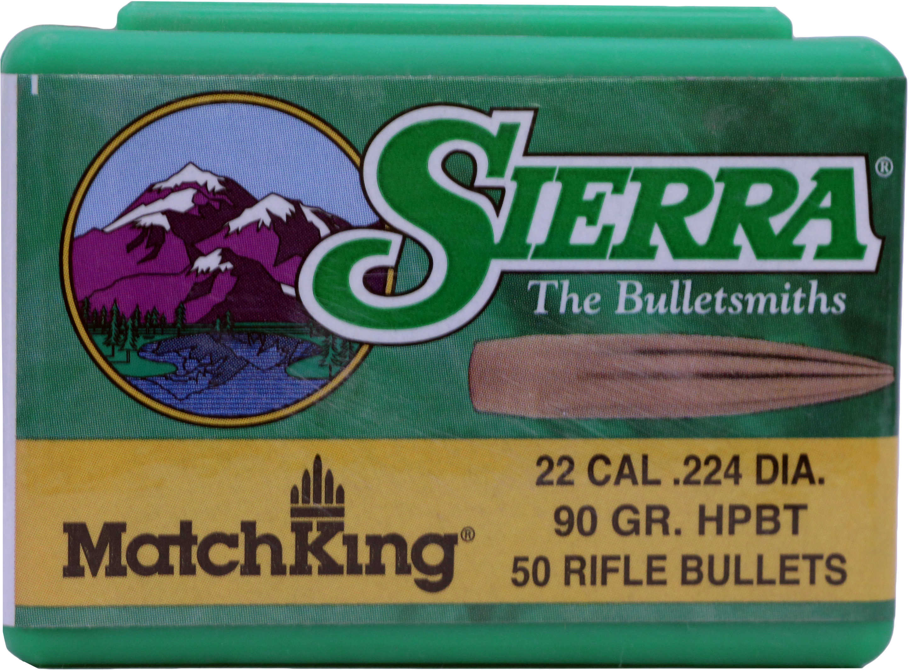 Sierra 22 Caliber (.224) 90 Grains HPBT/50 9290T