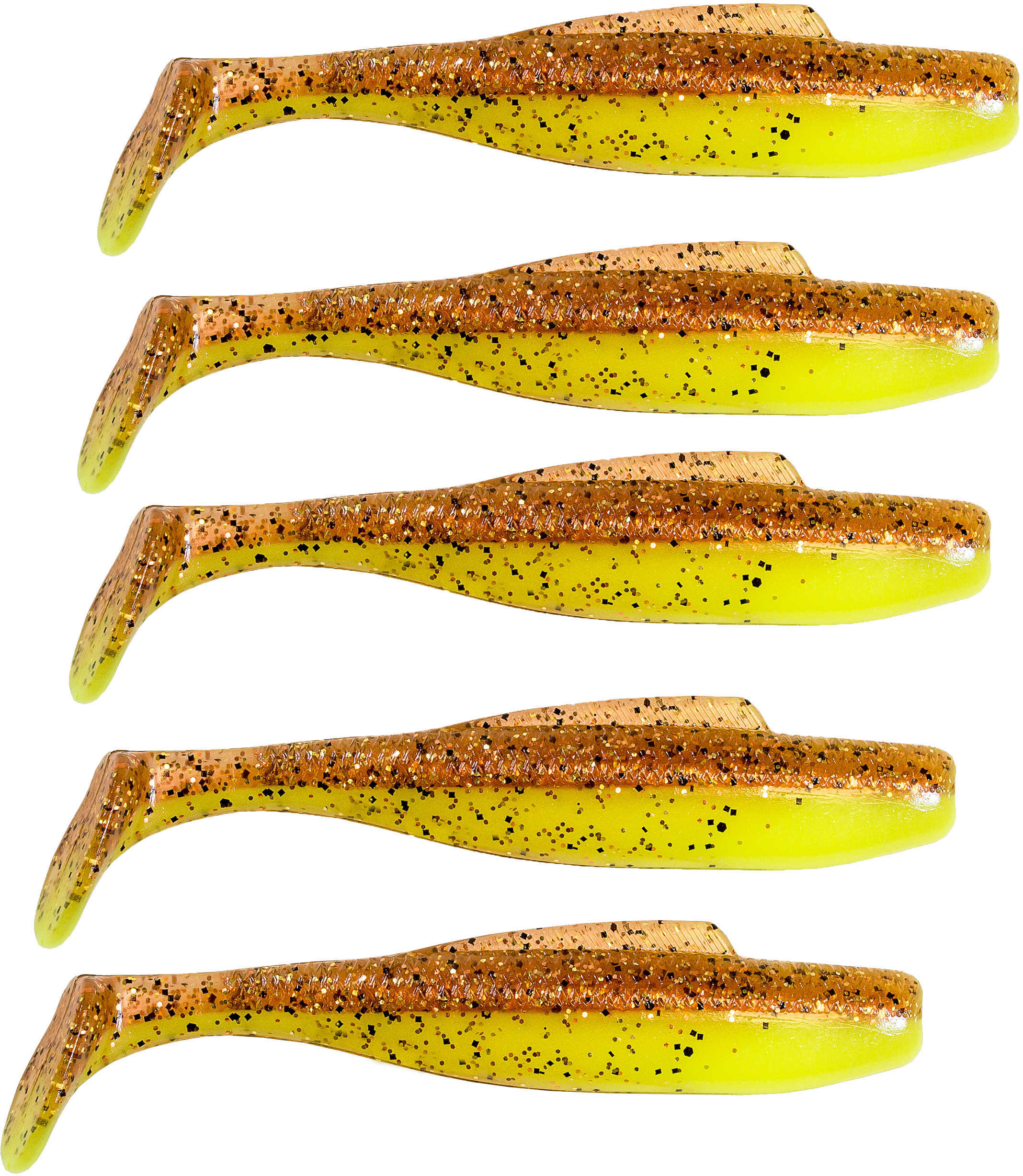 Z-Man DieZel MinnowZ Lures 4" Length, Sexy Penny, Package of 5