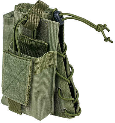 NCSTAR Green Stock Riser with Mag Pouch Fits Most Rifles Ambidextrous Holds All AR and AK Mags