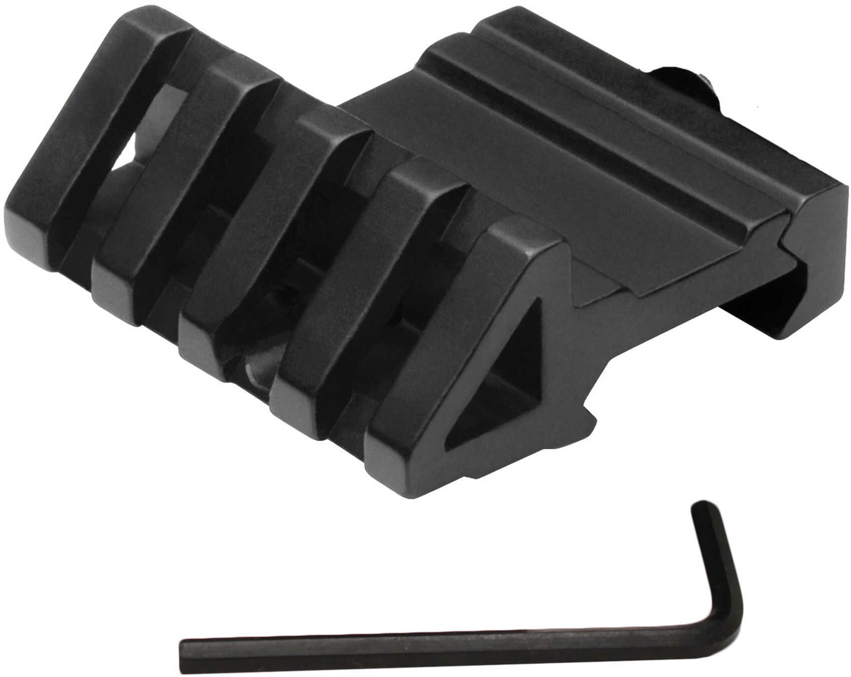 NCSTAR 45 Degree Offset Rail Mount Black Picatinny MPR45