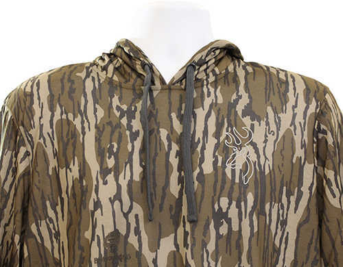 Browning Hipster-vs Hooded Tee Mossy Oak Original Bottomlands, Small