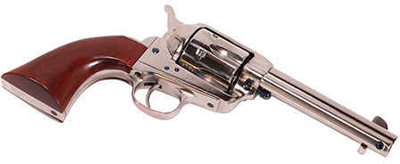 Taylors 1873 SA Revolver Cattleman Nickel Finish .45 Colt 4 3/4" Barrel, 6 Rounds Walnut Stock
