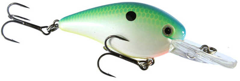 Strike King Lures KVD 1.5 Deep Diver Crankbait Freshwater 3 1/4" Length 3/8 oz Diving Citrus Shad Package