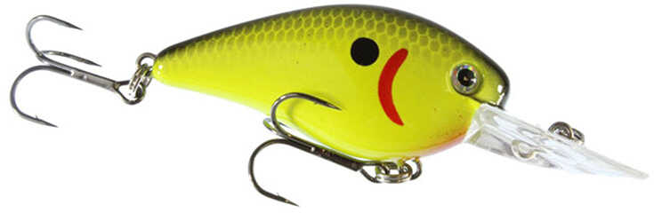 Strike King KVD Deep Squarebill Black Back Chartreuse