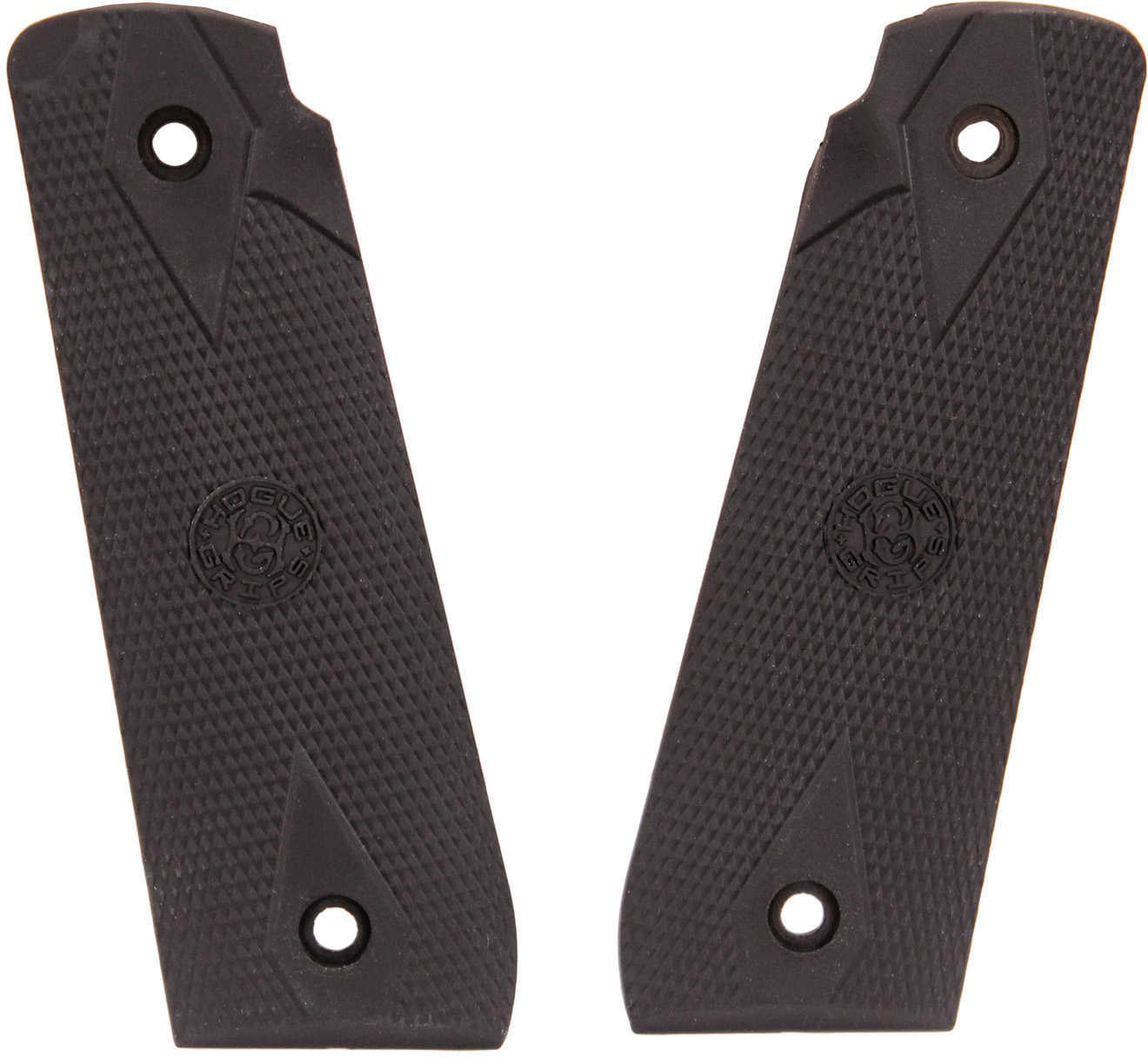 Hogue Ruger 22/45 MKIV Rubber Grip Checkered with Diamonds, Black