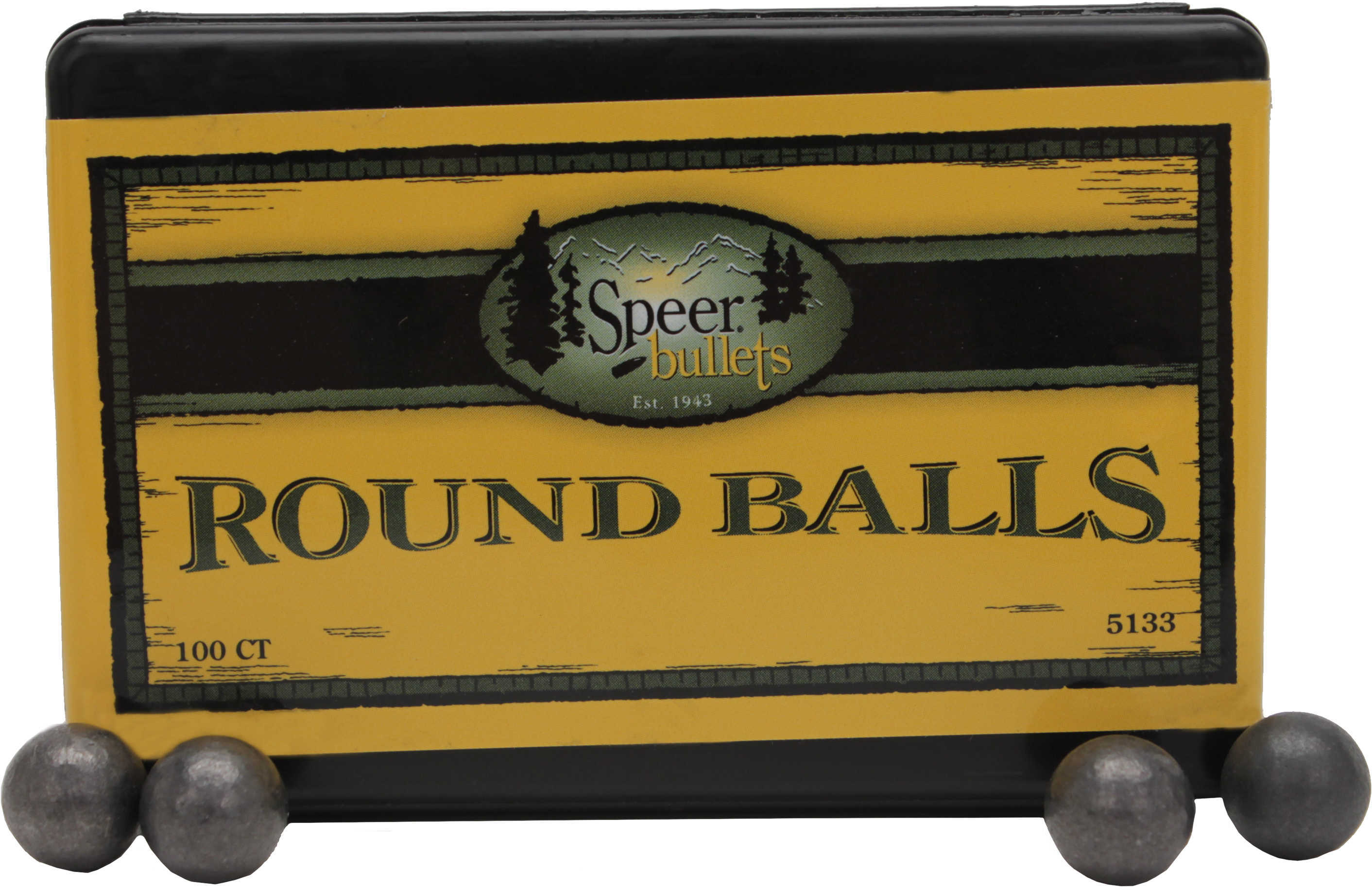 Speer Lead Round Balls .451 138 Grains (Per 100) 5133