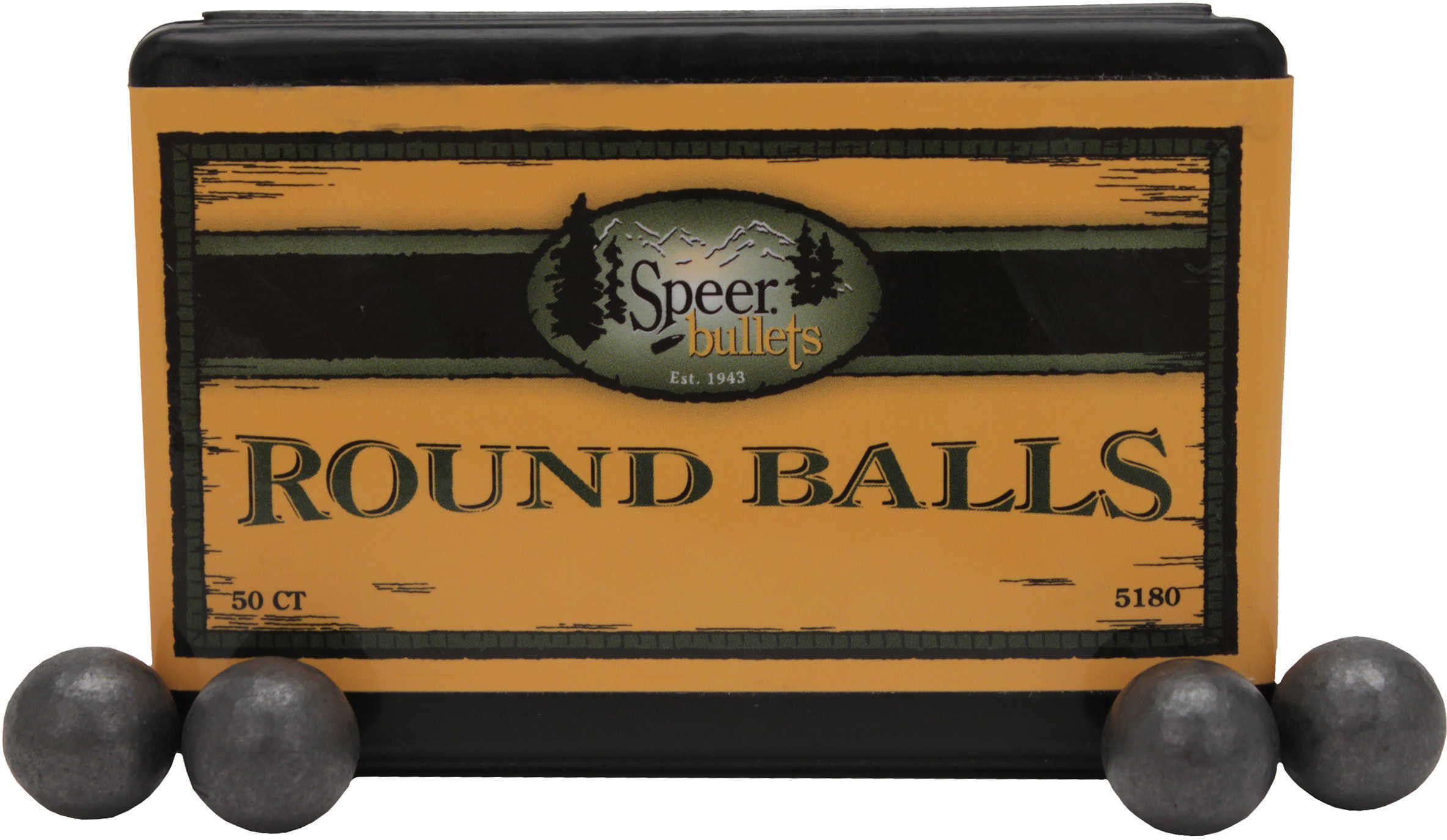 Speer Lead Round Balls .570 278 Grains (Per 50) 5180