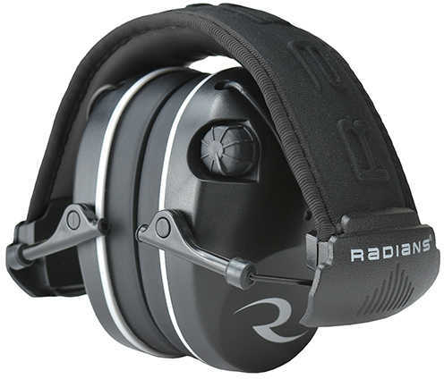 Radians R3200 Dual Mic Electronic Earmuff Black/Gray Finish R3200ECS-img-1