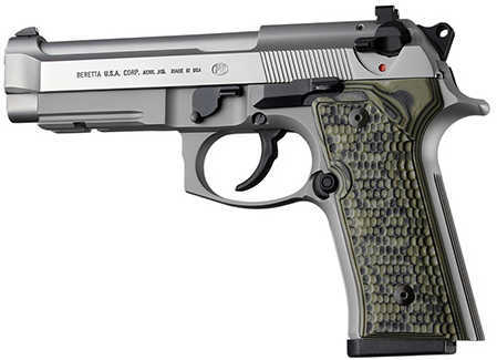 Hogue Beretta M9A3 Vertec Panels Piranha G10, G-Mascus, Green