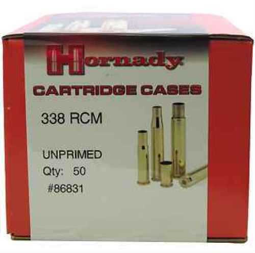 Hornady Unprimed Brass 338 RCM (Per 50) 86831