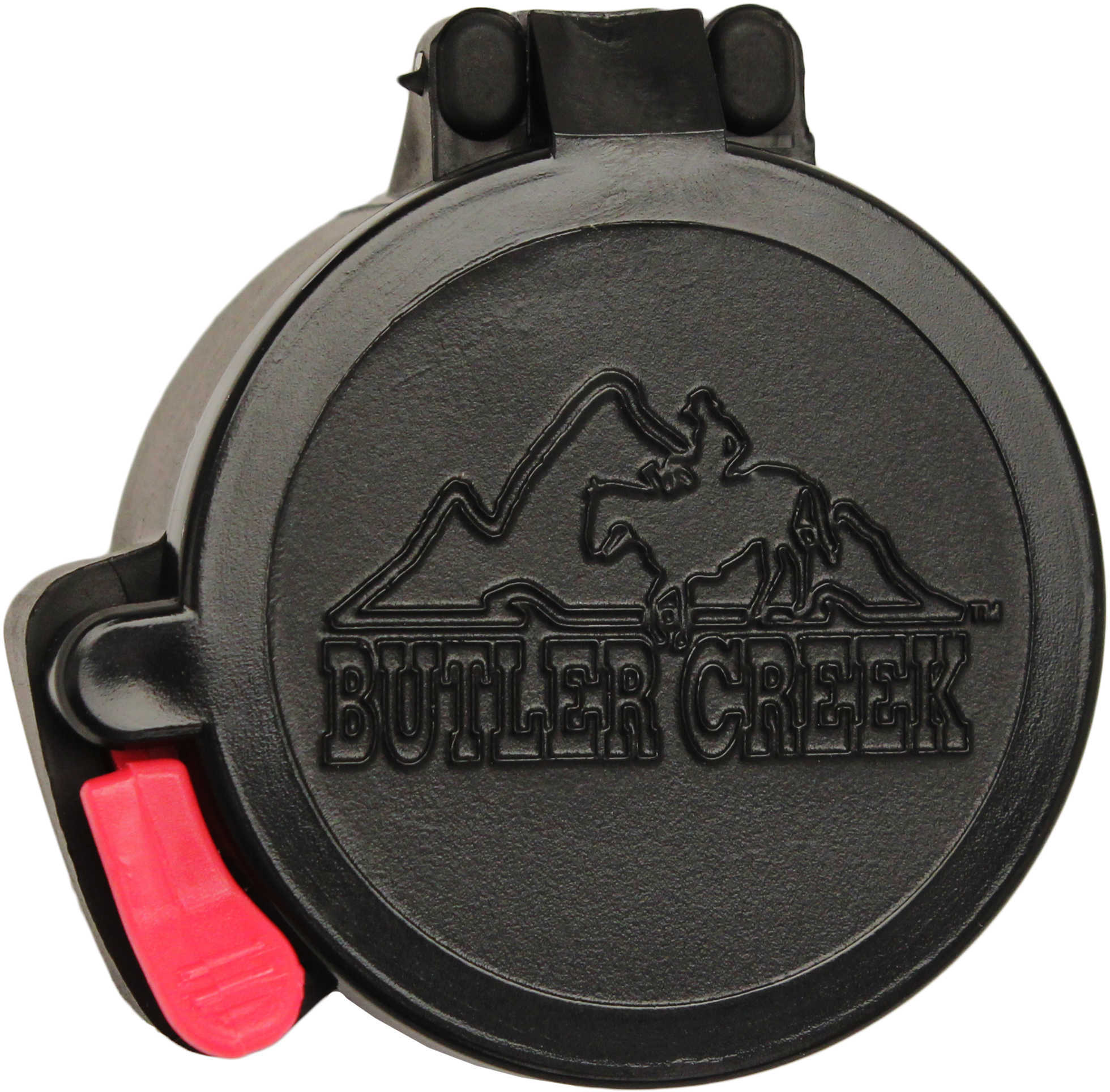 Butler Creek Flip-Open Scope Cover Fits 1.675" Eye Size 17 Black MO20170