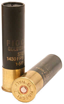 12 Gauge 25 Rounds Ammunition Fiocchi Ammo 3 1/2" 1 5/8 oz Steel #T
