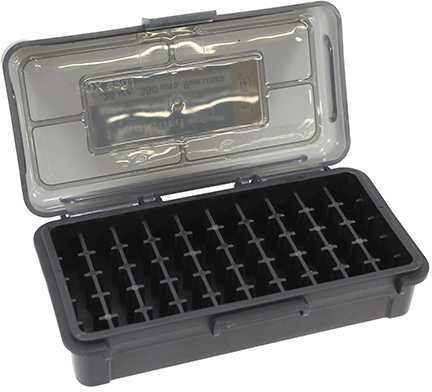 Frankford Arsenal Hinge Top Ammunition Box 9x18mm Makarov .25 ACP .32 S&W .380 Auto Holds 50 Rounds