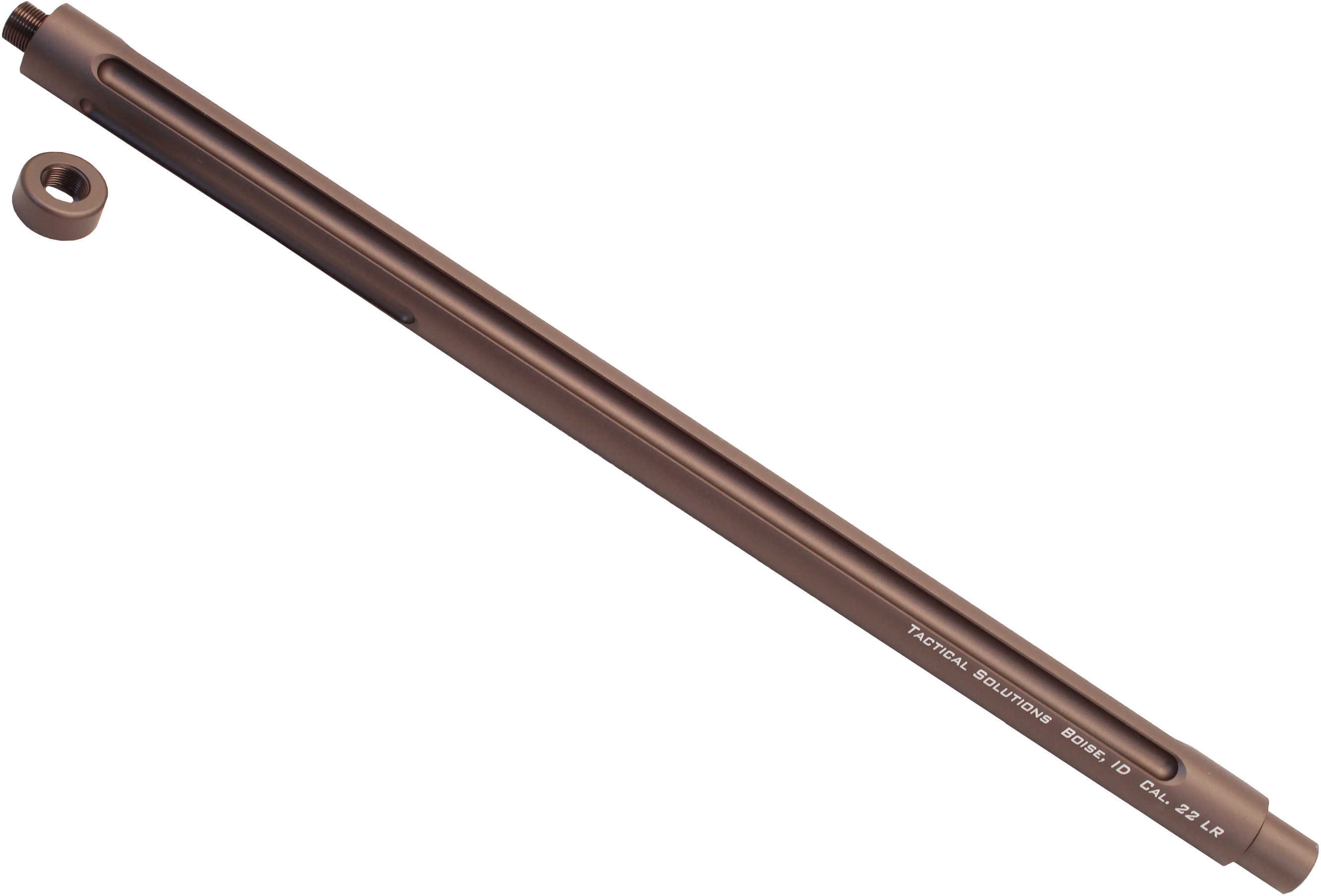 Tactical Solutions Barrel Ruger 10/22 22 Long Rifle .920" Diameter 1 In 16" Twist 16-1/2" Fluted Aluminum Threaded Muzz