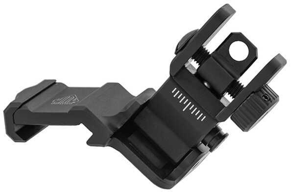 Leapers Inc. - UTG Accu-Sync AR15 45 Degree Offset Flip-up Rear Sight Black MT-945