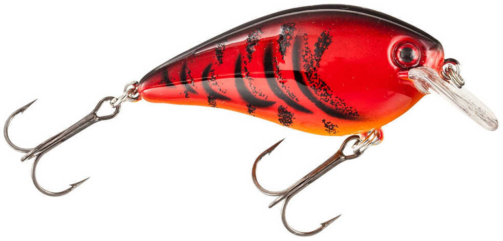 Strike King Lures KVD Square Bill Silent Crankbaits 2 3/4" Length, 5/8 oz, #2 Hook, Delta Red, Package of 1