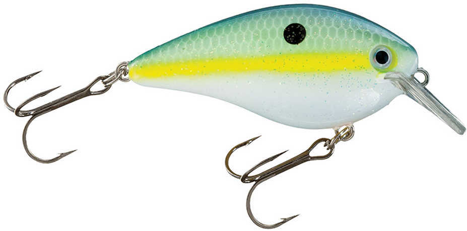 Strike King Lures KVD Square Bill Crankbait - 2.5in 2-1/2in 3-6ft Chartreuse Sexy Shad Md#: HCKVDS2.5-538
