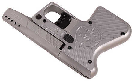 Heizer Defense Pocket Single Shot Pistol 223 Remington Stainless Steel Grip 3.75" Barrel No Sale To Ca Fixed Sights